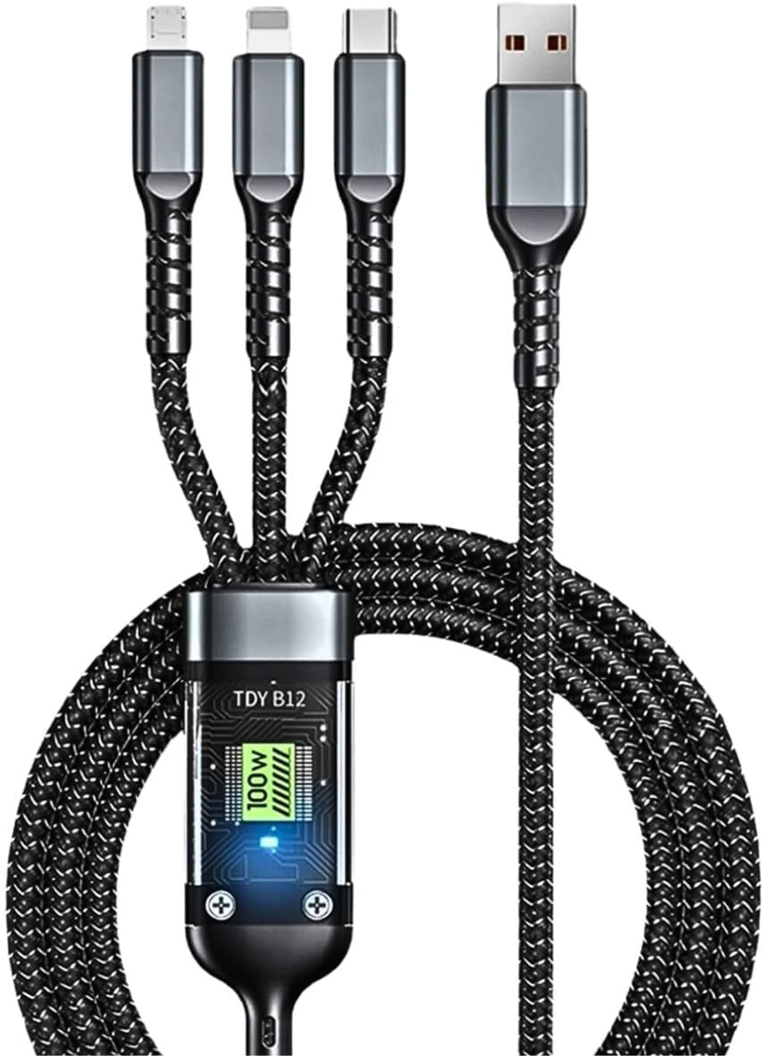 CYBRINOTECH Gaffar Gadgets 3-in-1 Cable